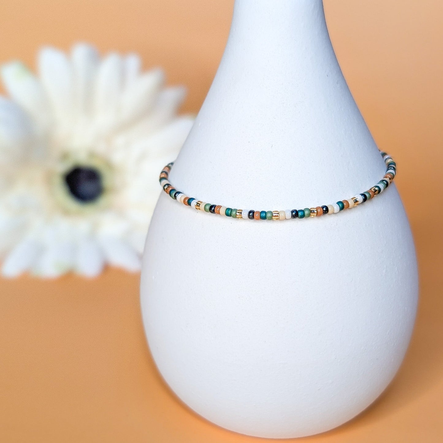 Dainty Bracelet - Evergreen Gold - Gold Clasp