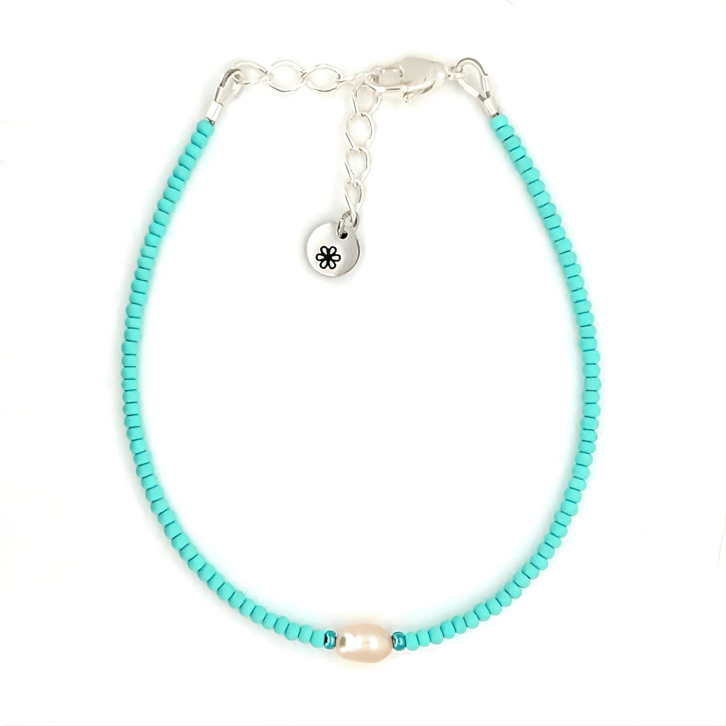 Dainty Bracelet - Mint Pearl