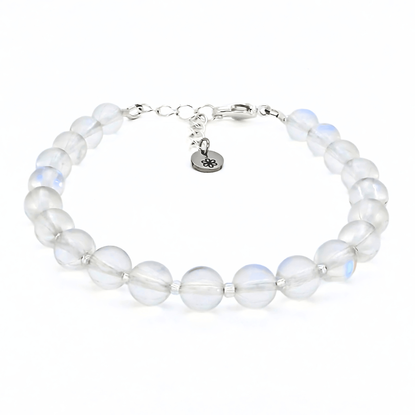 Mermaid Glass Bead Bracelet - Clear