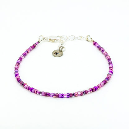Dainty bracelet - Wild Violet