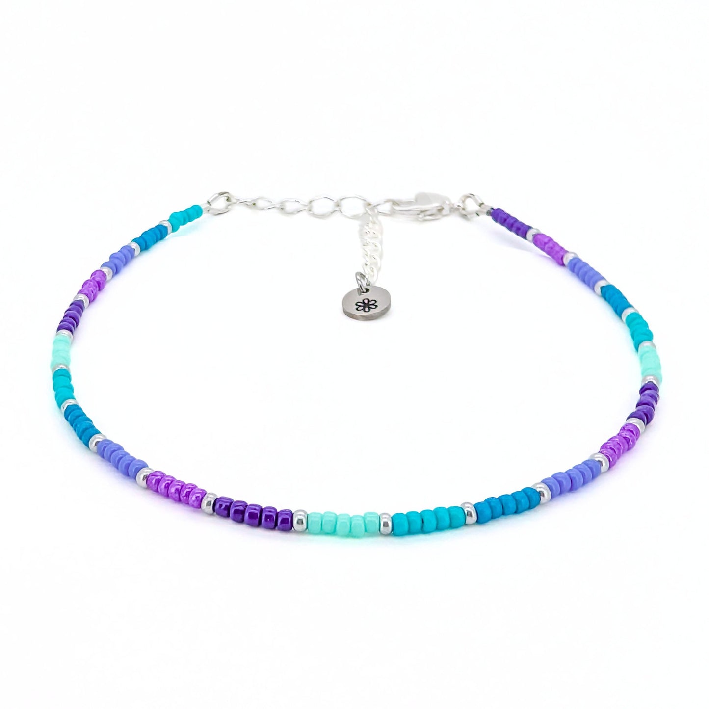 Dainty Adjustable Anklet - Ocean