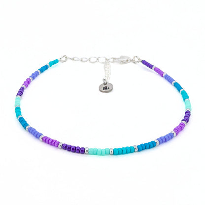 Dainty Adjustable Anklet - Ocean