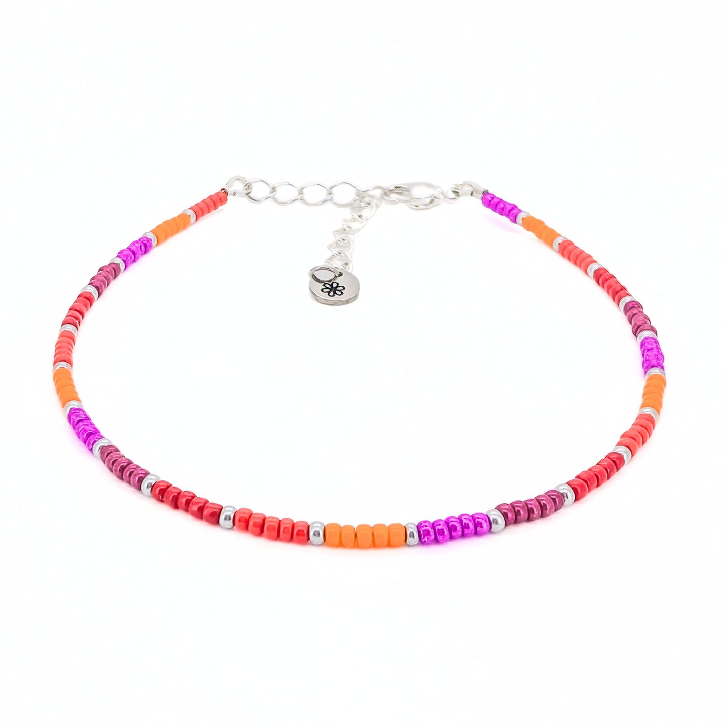 Dainty Adjustable Anklet - Sunset