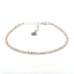 Dainty Adjustable Anklet · Champagne
