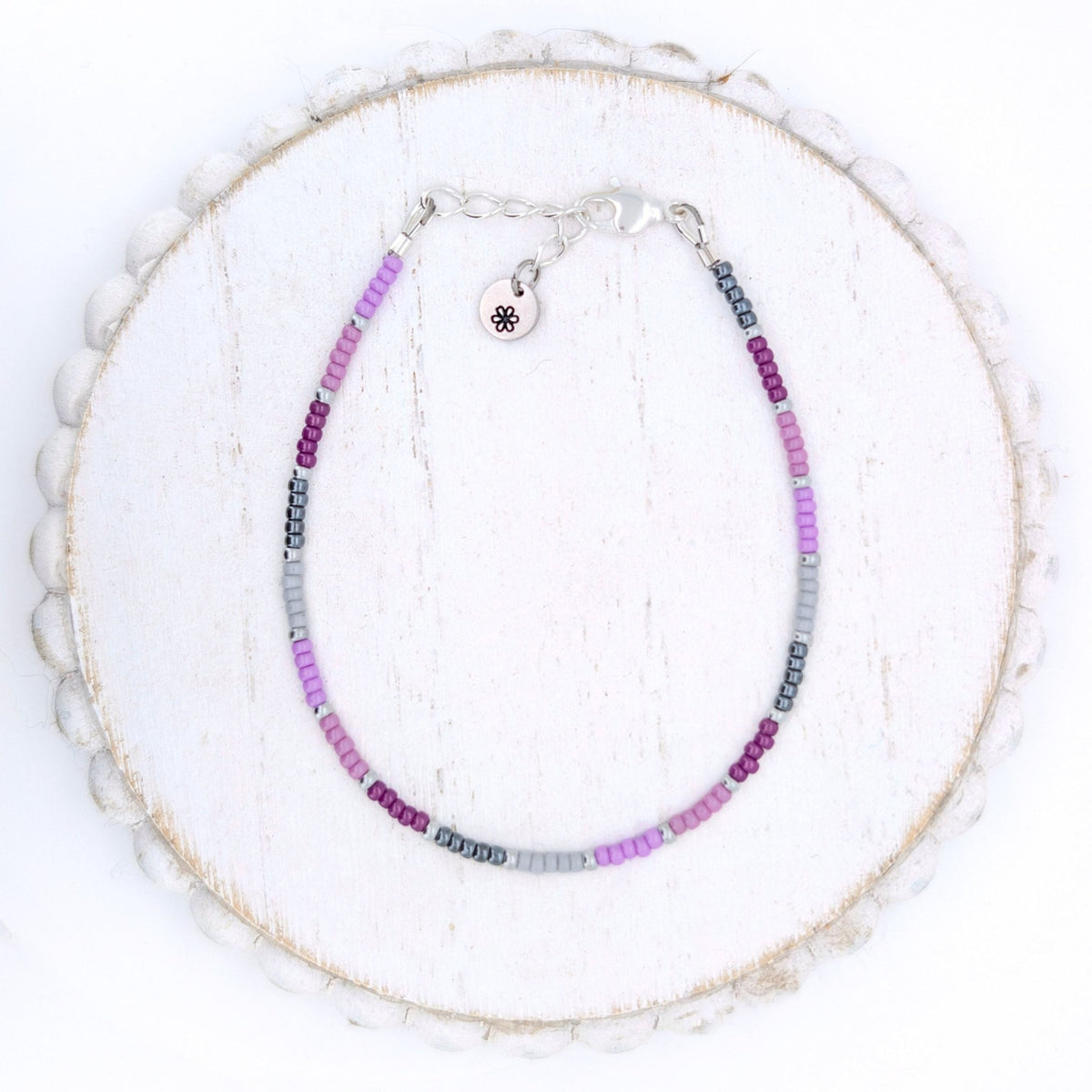 Dainty Adjustable Anklet - Moonlight