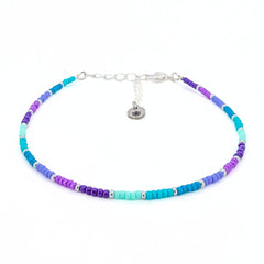 Dainty Adjustable Anklet - Ocean