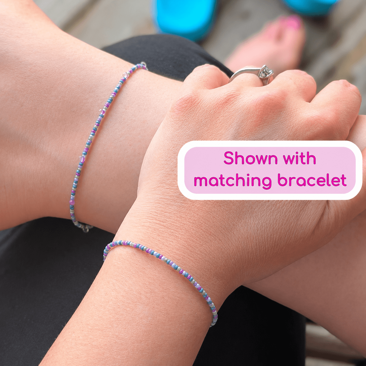 Dainty anklet · Beach Party · 3 Adjustable Sizes
