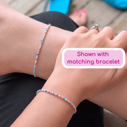 Dainty anklet · Cotton Candy · 3 Adjustable Sizes