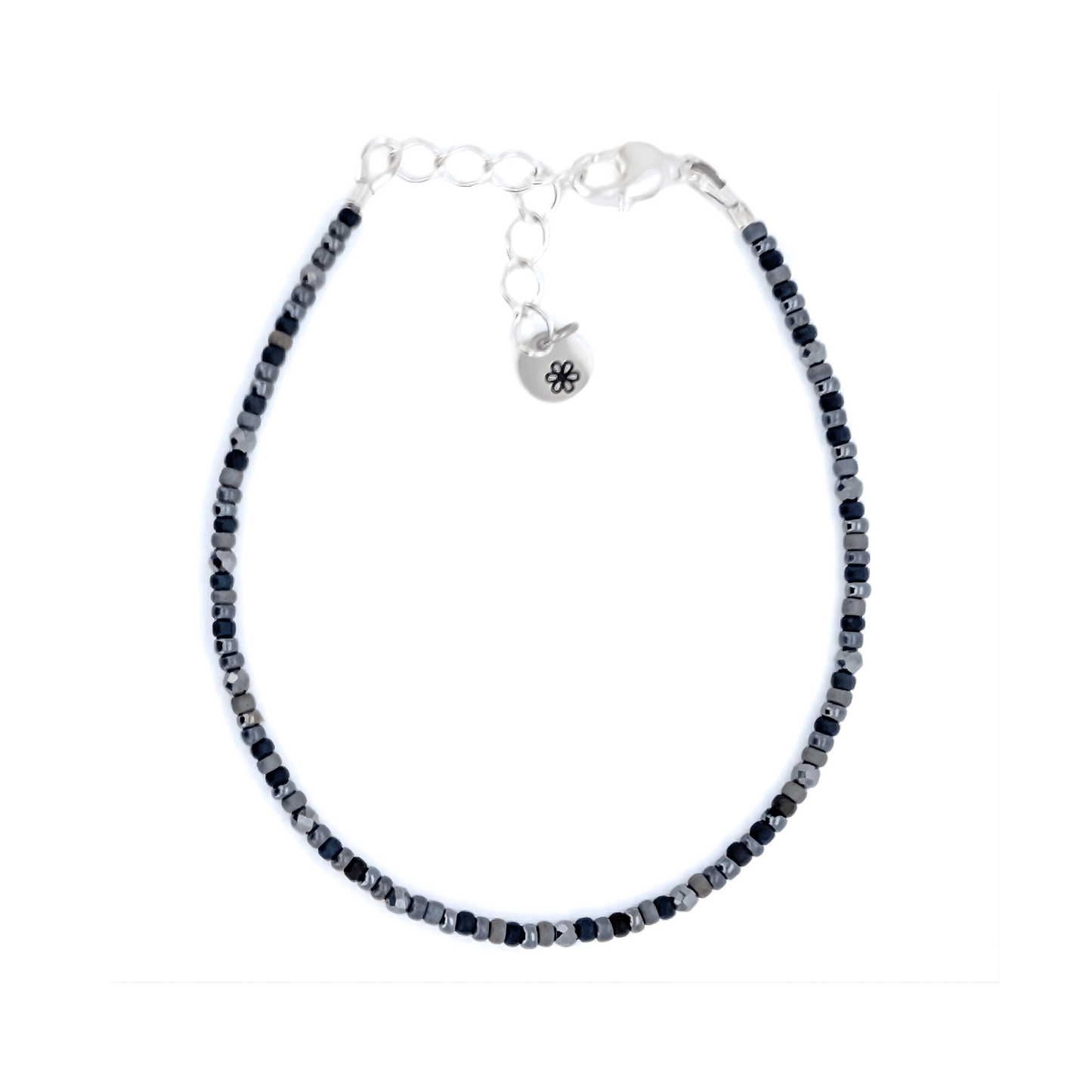 Dainty Bracelet - Black Ice