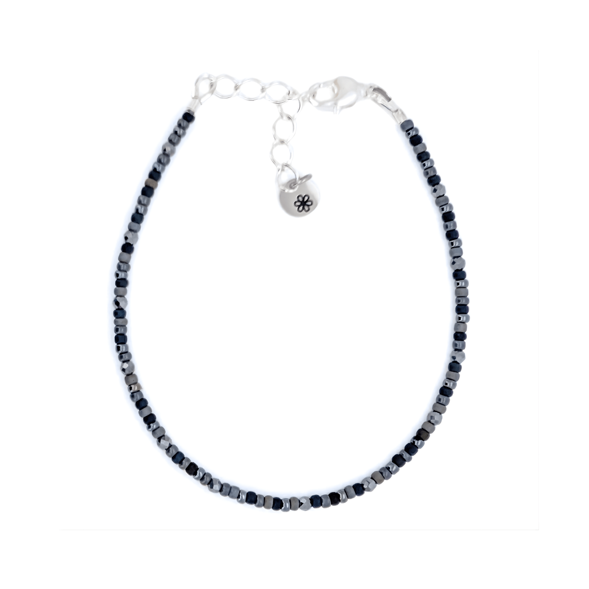 Dainty Bracelet - Black Ice