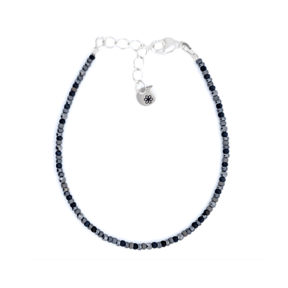 Dainty Bracelet - Black Ice
