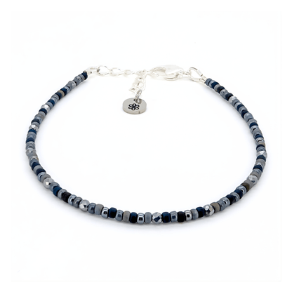 Dainty Bracelet - Black Ice