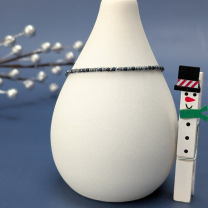 Dainty Bracelet - Black Ice