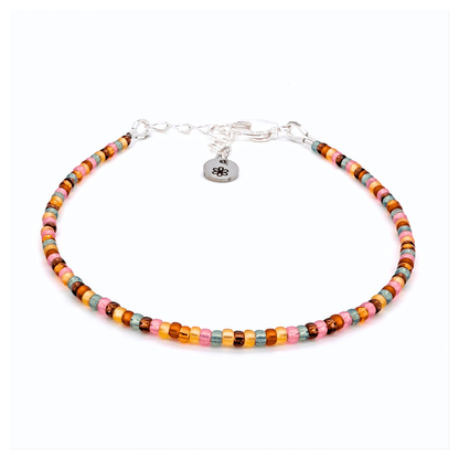 Dainty Bracelet - Gingerbread - Silver Clasp