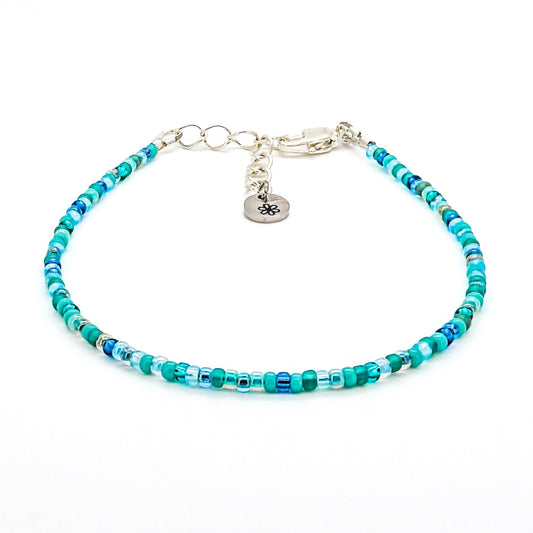 Dainty bracelet - Green - creations by cherie
