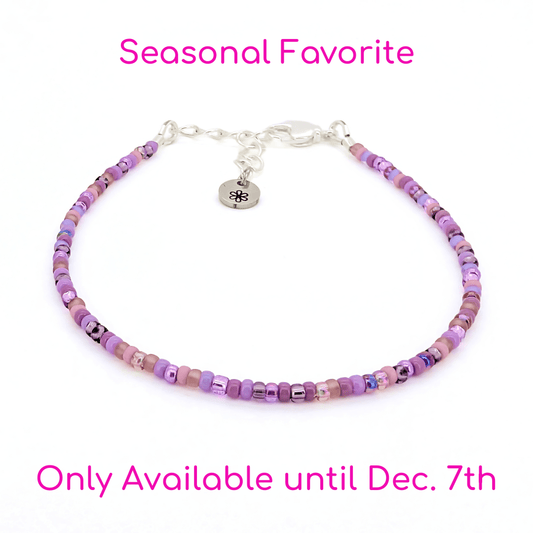 Dainty Bracelet - Lavender