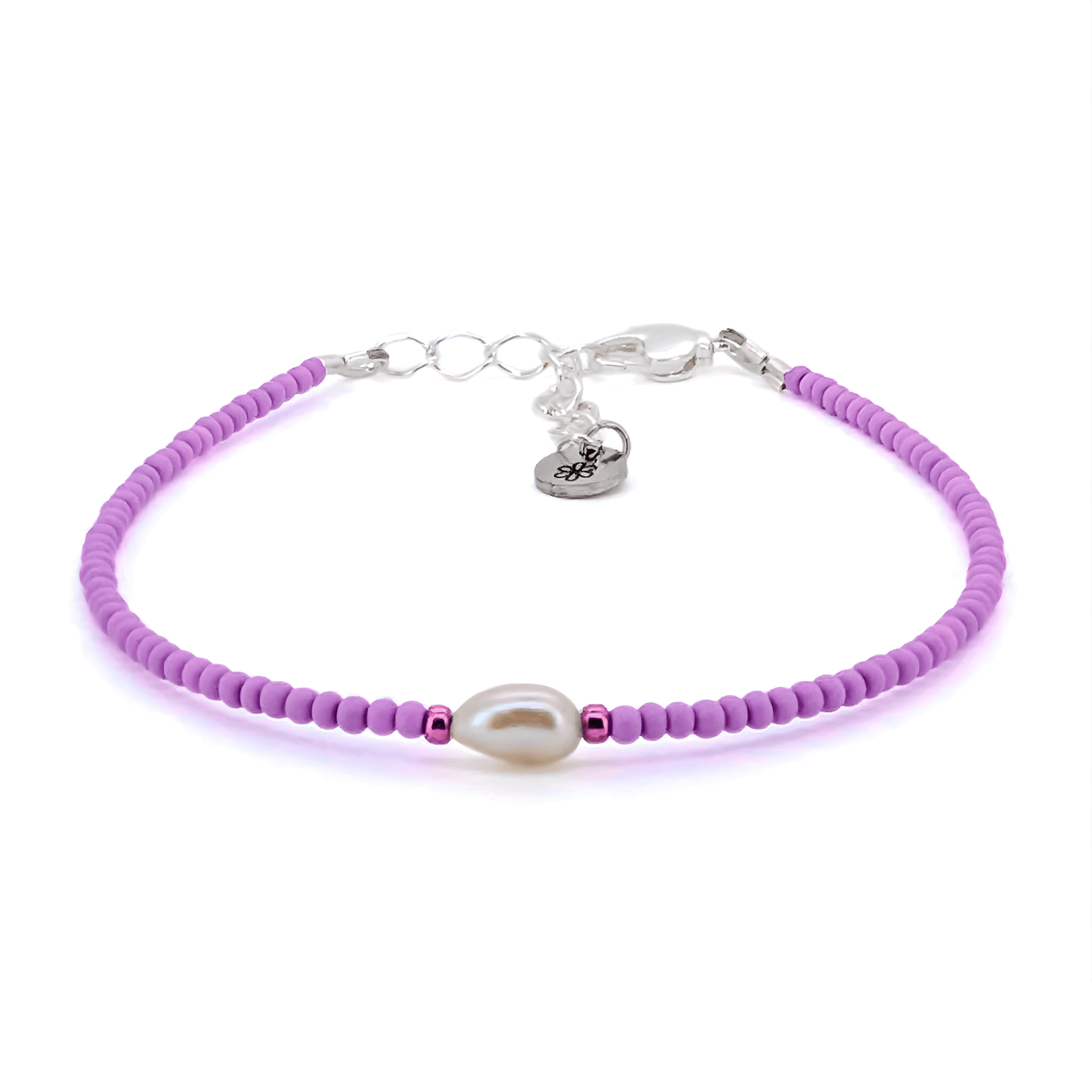 Dainty Bracelet - Lavender Pearl