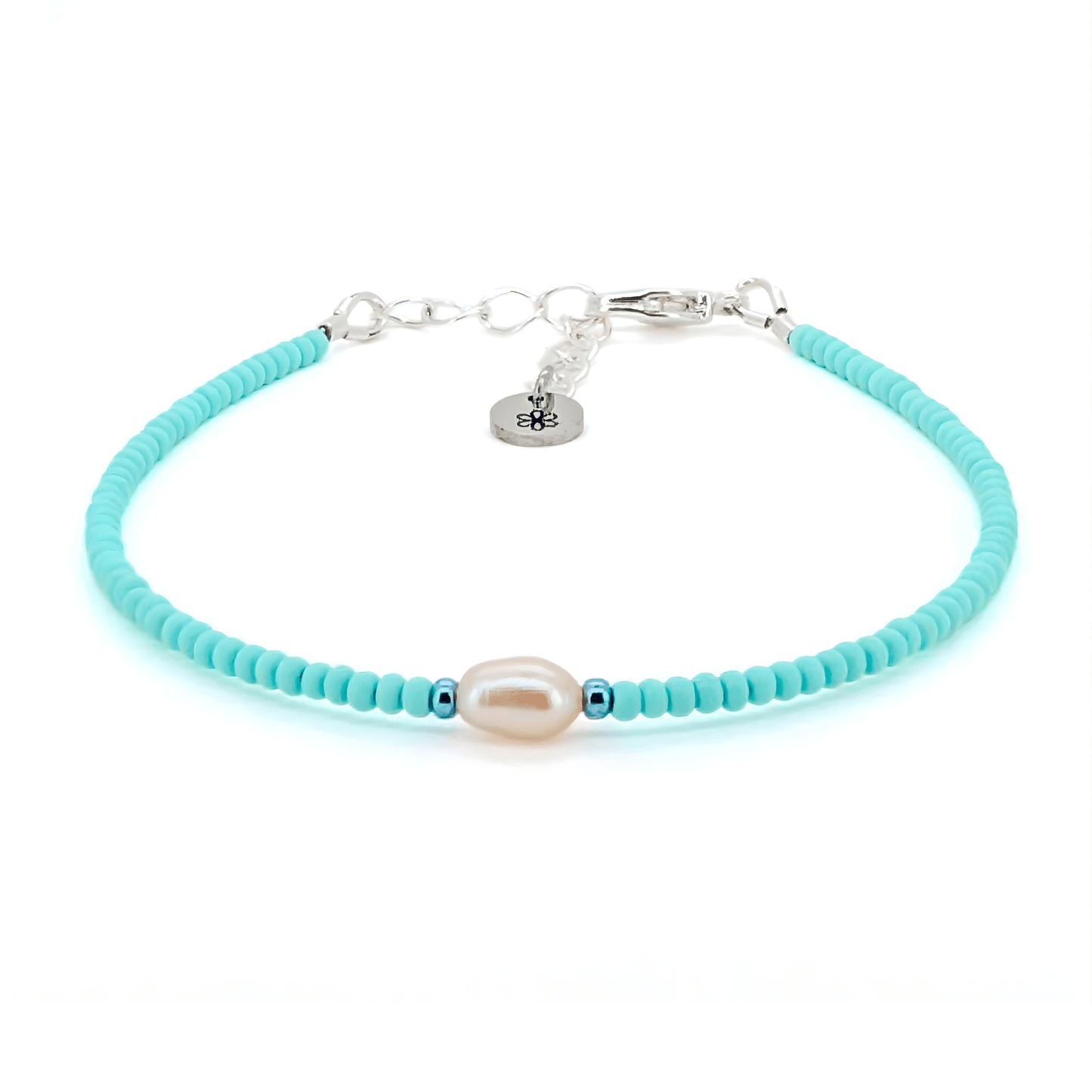 Dainty Bracelet - Mint Pearl