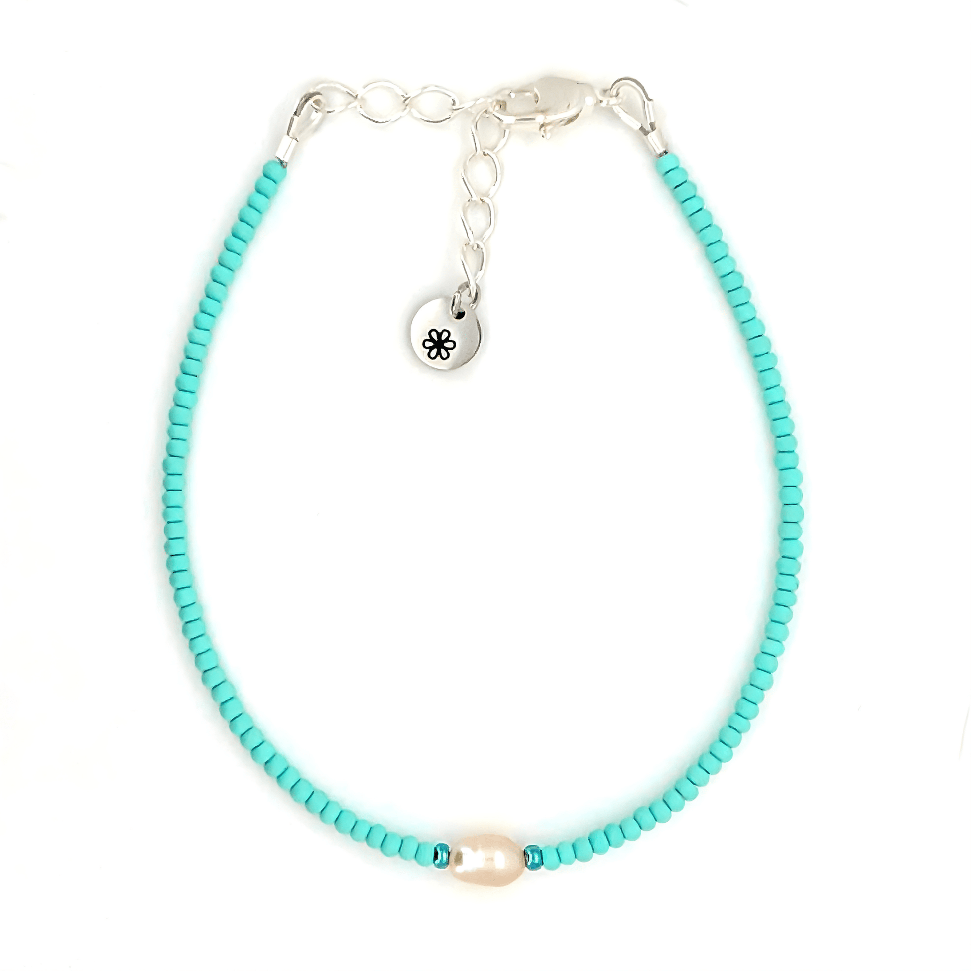 Dainty Bracelet - Mint Pearl
