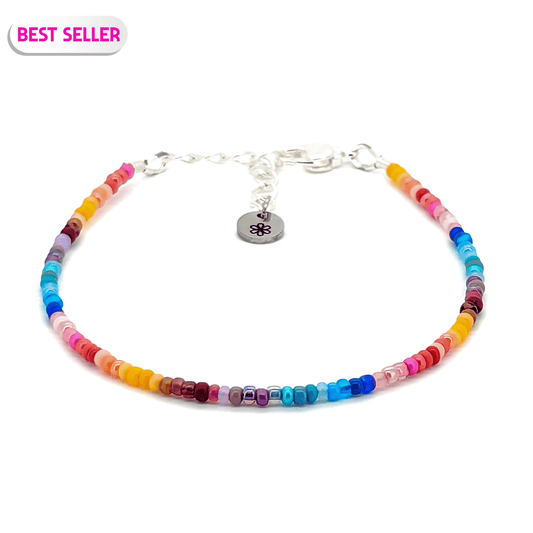Dainty bracelet - multicolor ombre
