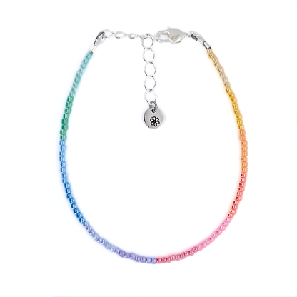 Dainty Bracelet - Pastel Rainbow