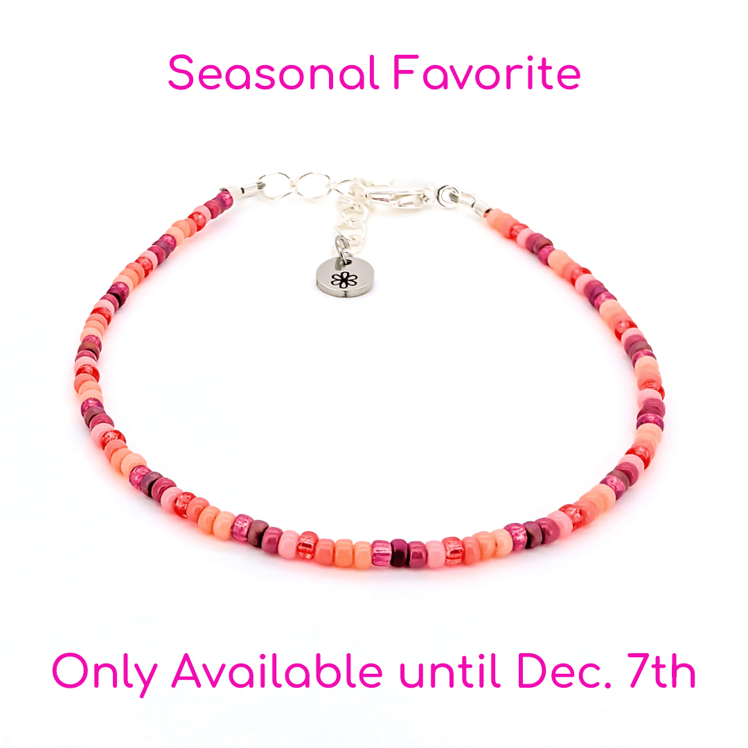 Dainty Bracelet - Peaches and Berries