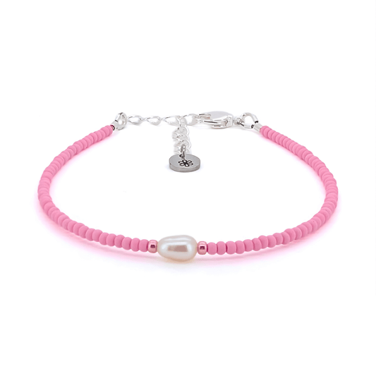 Dainty Bracelet - Pink Pearl