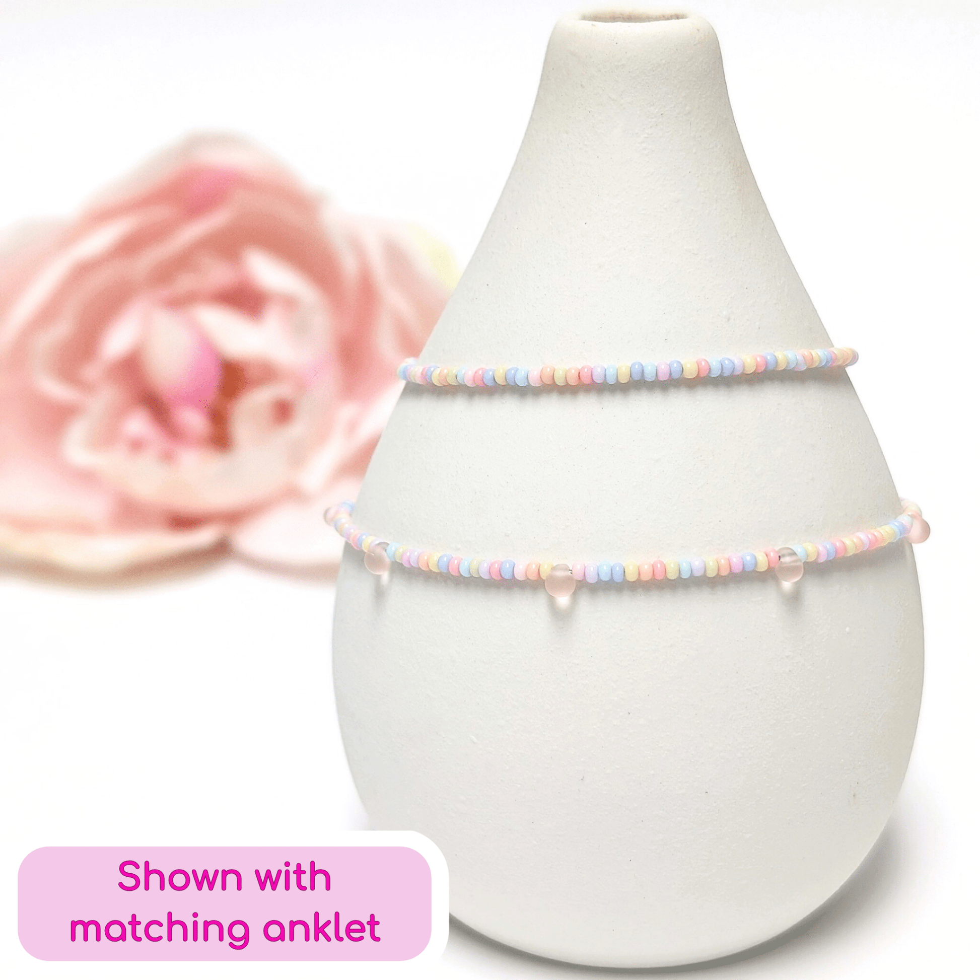 Dainty bracelet - Pretty Pastel - creations by cherie