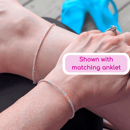 Dainty bracelet - Pretty Pastel - creations by cherie