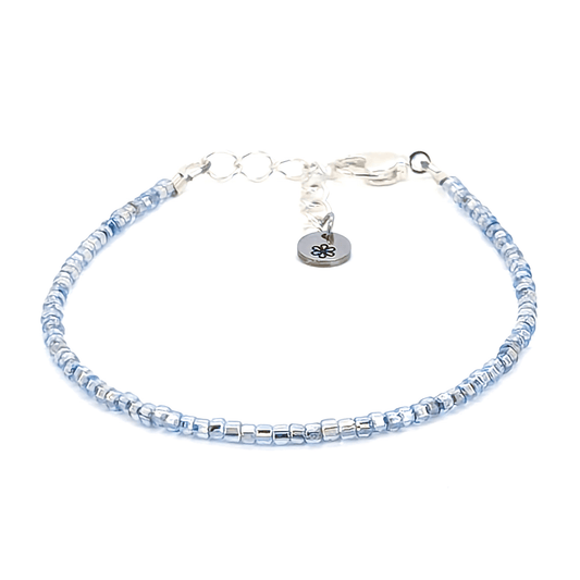 Dainty bracelet · Silver Mist · Comfortable Fit · 3 Adjustable Sizes