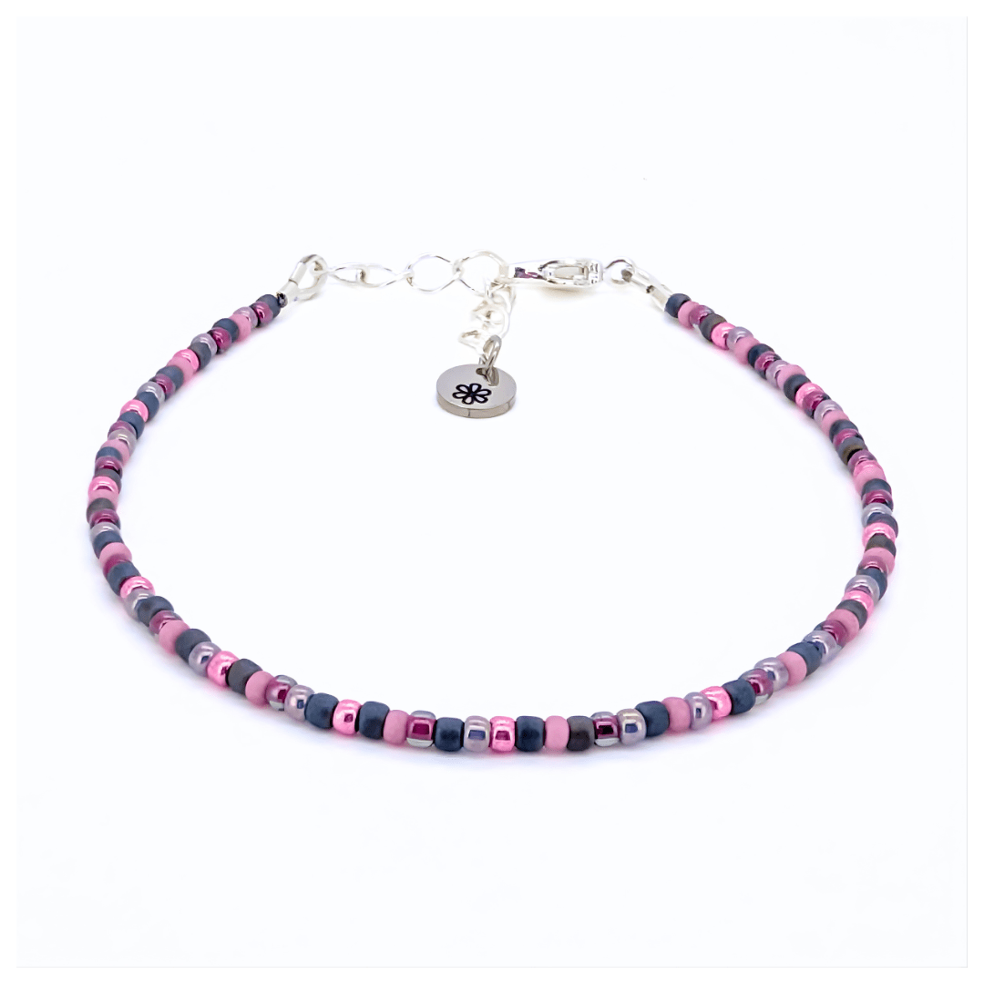 Dainty Bracelet - Slate Rose