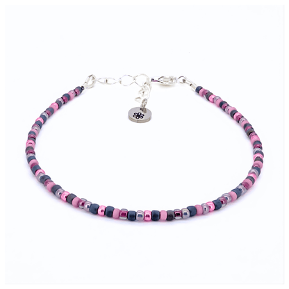 Dainty Bracelet - Slate Rose