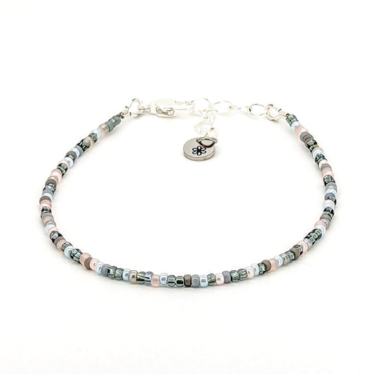 Dainty bracelet - Storm Cloud