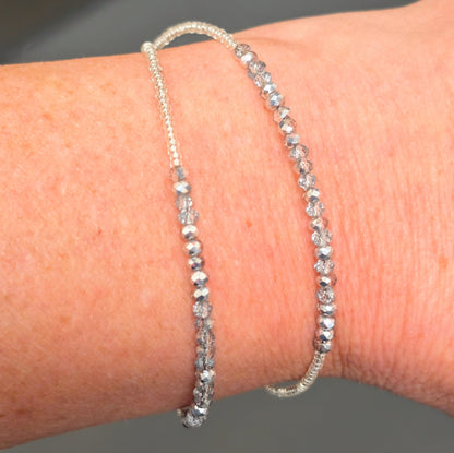 Double Wrap Bracelet - Silver - Limited Edition