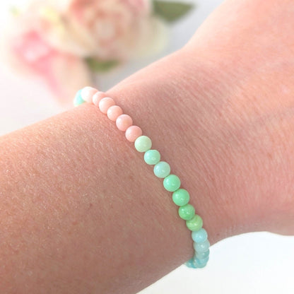 Limited Edition - Pastel Peruvian Opal Bracelet - creations by cherie